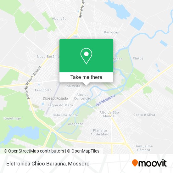 Eletrônica Chico Baraúna map