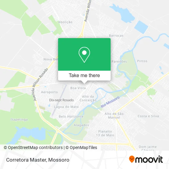 Corretora Master map