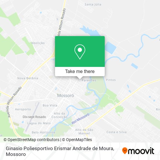 Ginasio Poliesportivo Erismar Andrade de Moura map