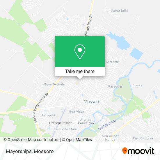 Mayorships map