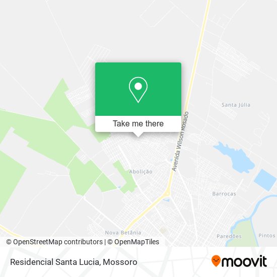 Mapa Residencial Santa Lucia