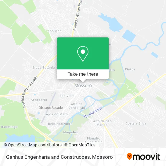 Ganhus Engenharia and Construcoes map