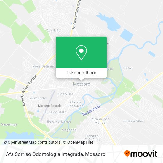 Afs Sorriso Odontologia Integrada map