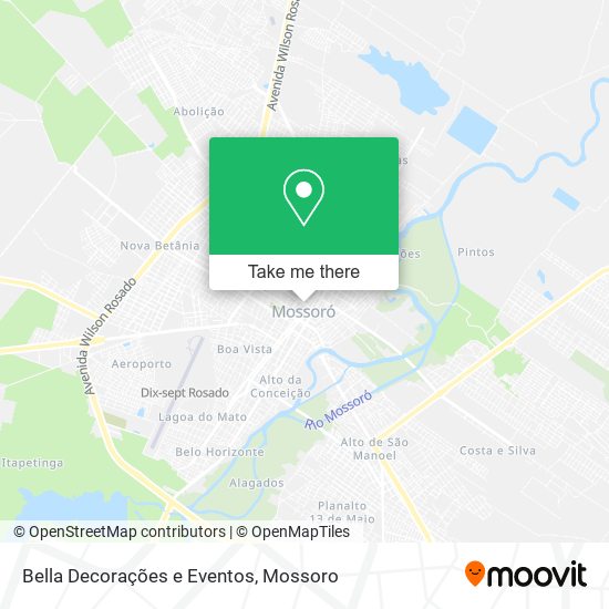 Bella Decorações e Eventos map