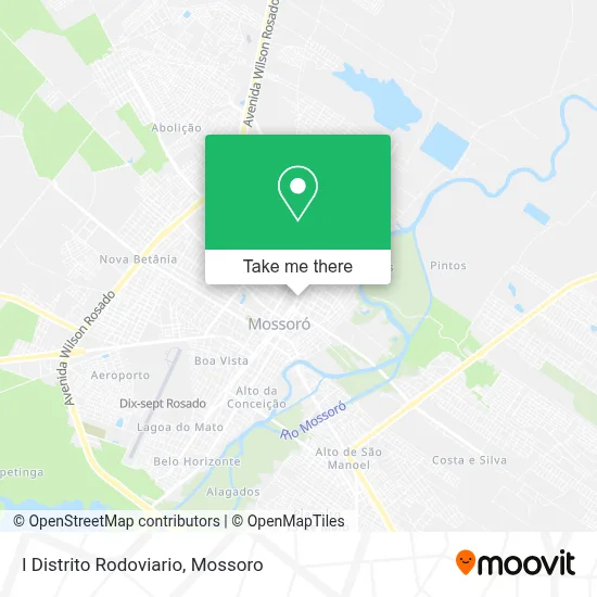 I Distrito Rodoviario map