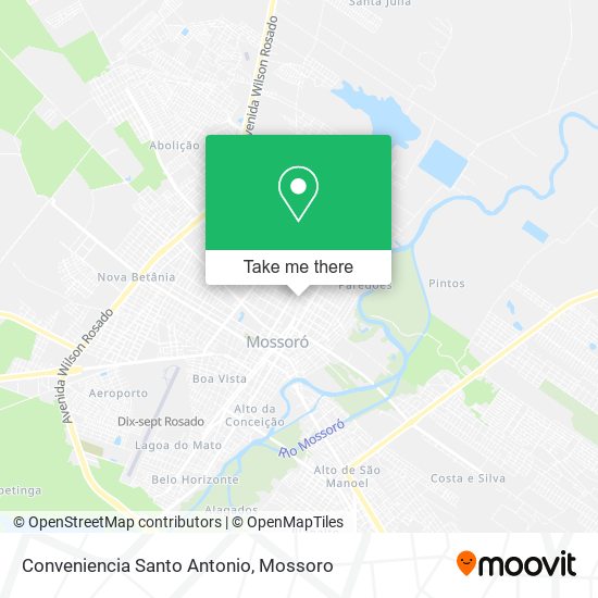 Conveniencia Santo Antonio map