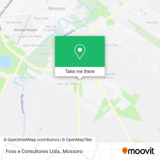 Foss e Consultores Ltda. map