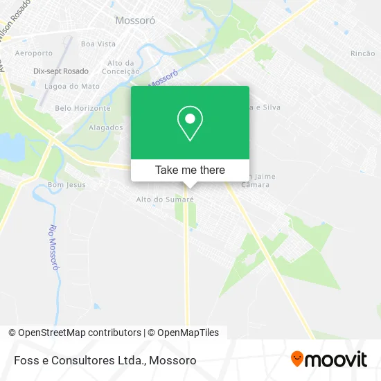 Foss e Consultores Ltda. map