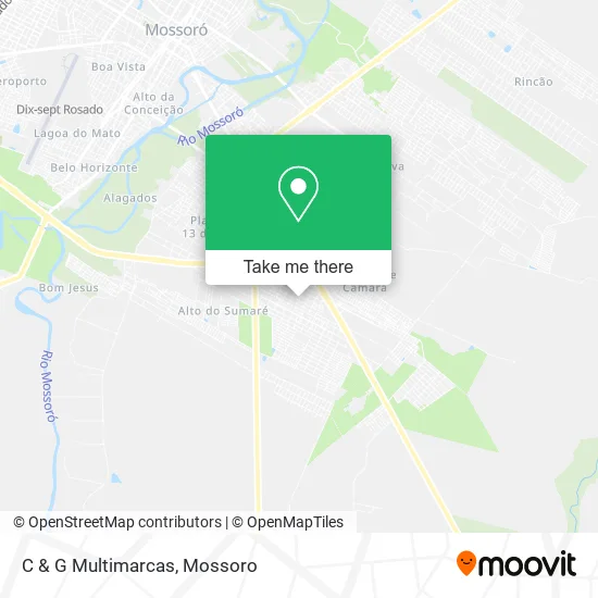 C & G Multimarcas map