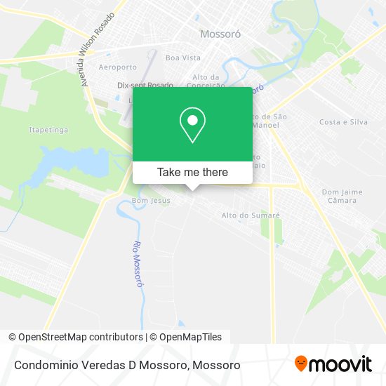Mapa Condominio Veredas D Mossoro