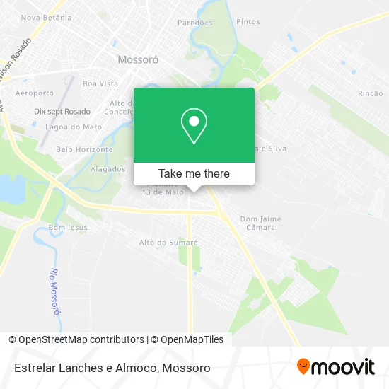 Estrelar Lanches e Almoco map