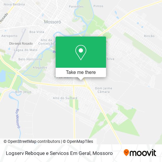 Mapa Logserv Reboque e Servicos Em Geral