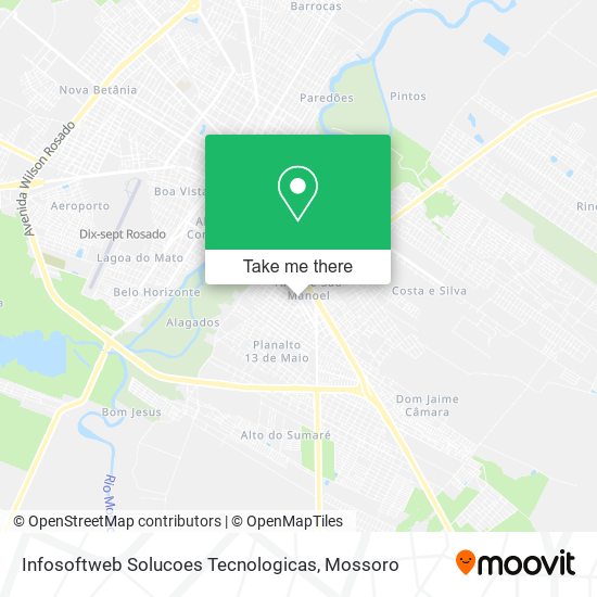 Infosoftweb Solucoes Tecnologicas map