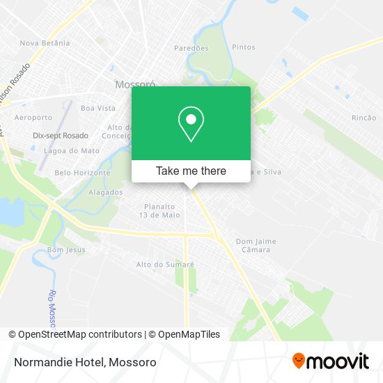 Normandie Hotel map