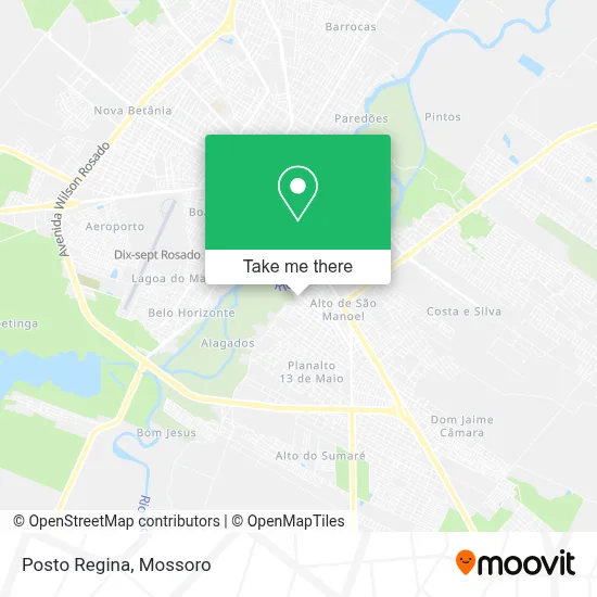 Posto Regina map