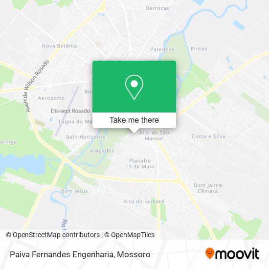 Paiva Fernandes Engenharia map
