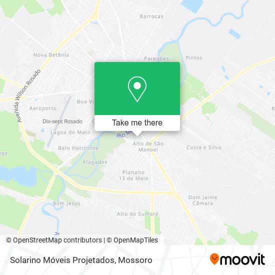 Solarino Móveis Projetados map