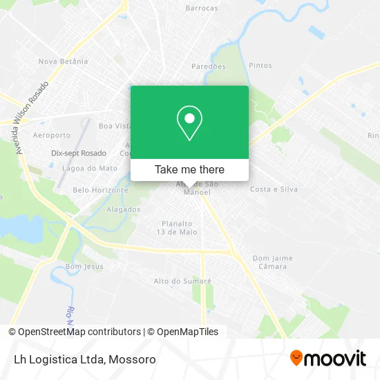 Lh Logistica Ltda map