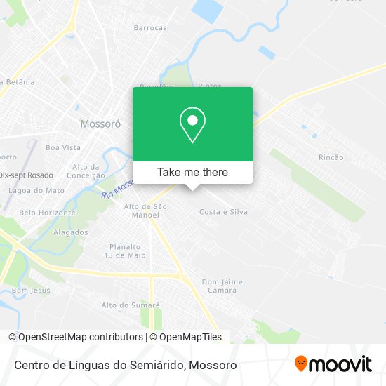 Centro de Línguas do Semiárido map