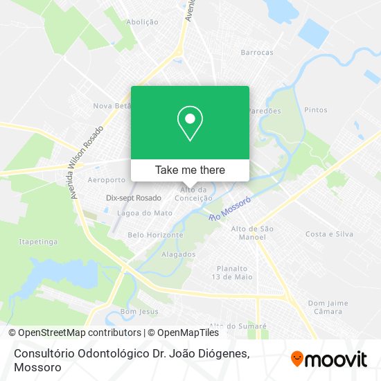 Consultório Odontológico Dr. João Diógenes map