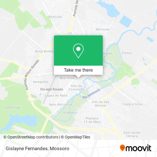 Gislayne Fernandes map