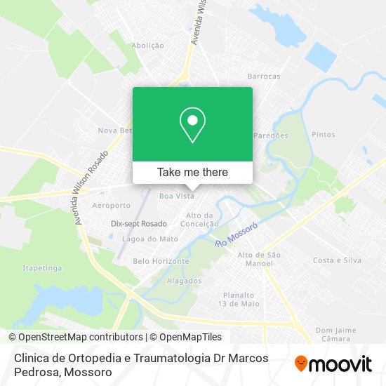 Mapa Clinica de Ortopedia e Traumatologia Dr Marcos Pedrosa