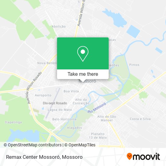 Remax Center Mossoró map