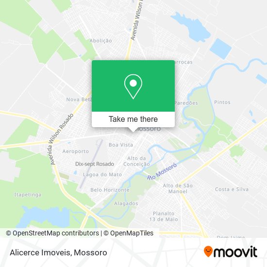 Alicerce Imoveis map