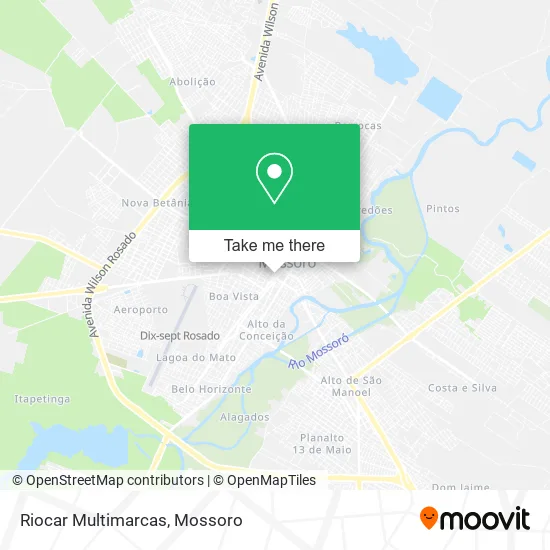 Riocar Multimarcas map