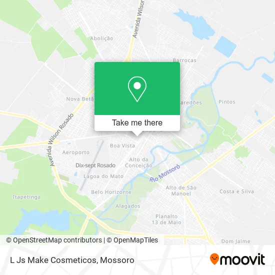 L Js Make Cosmeticos map