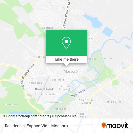 Residencial Espaço Vida map