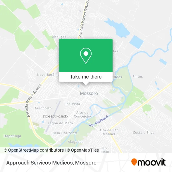 Approach Servicos Medicos map