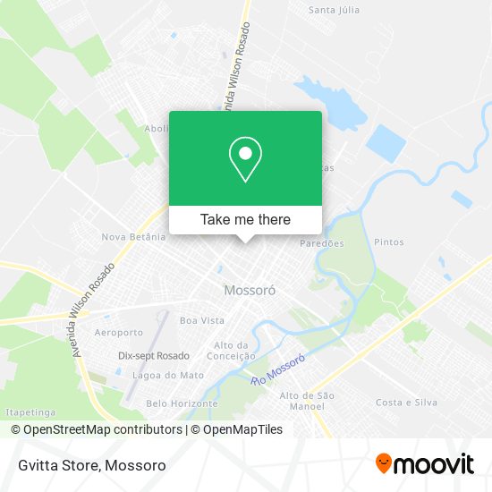 Mapa Gvitta Store