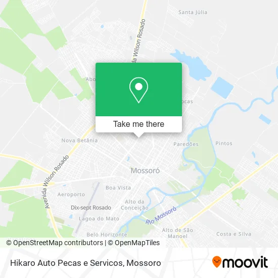 Hikaro Auto Pecas e Servicos map
