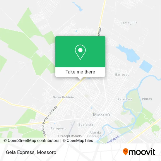 Gela Express map