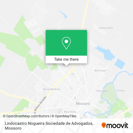 Mapa Lindocastro Nogueira Sociedade de Advogados