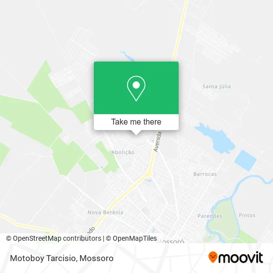 Motoboy Tarcisio map