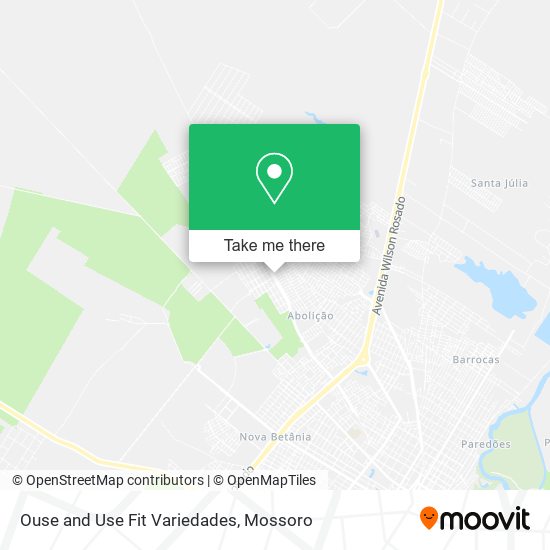 Mapa Ouse and Use Fit Variedades