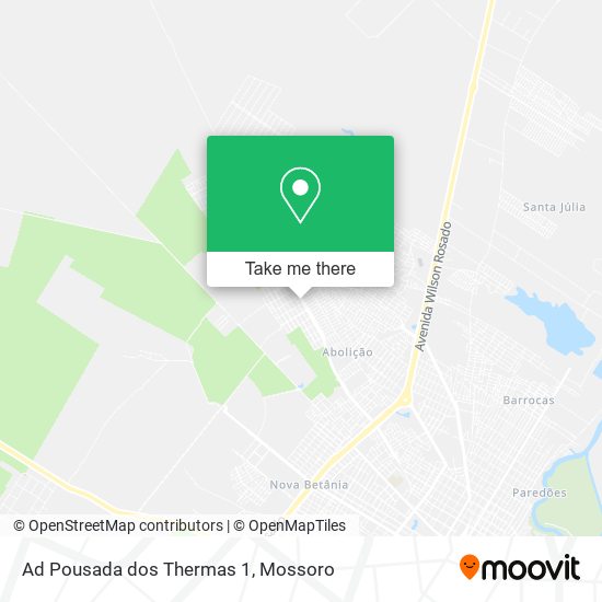 Ad Pousada dos Thermas 1 map