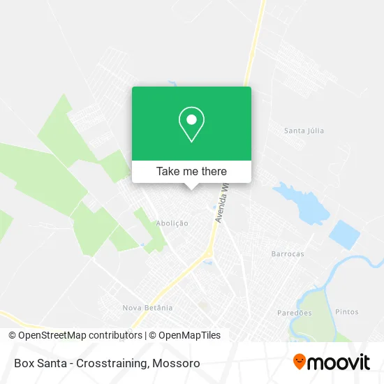 Box Santa - Crosstraining map