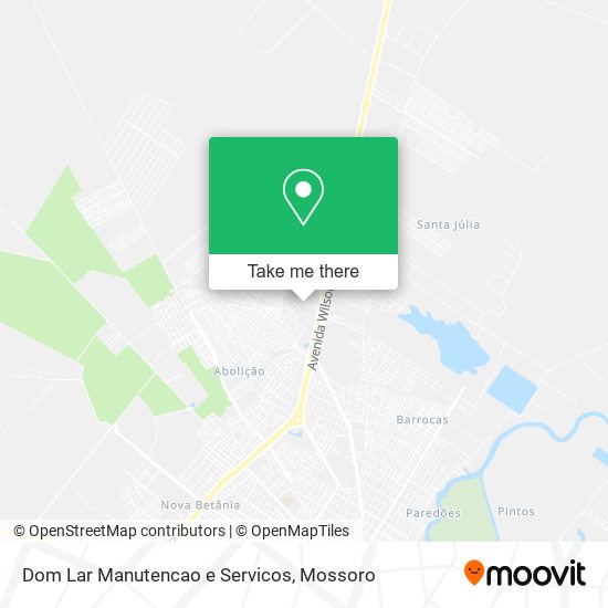 Mapa Dom Lar Manutencao e Servicos