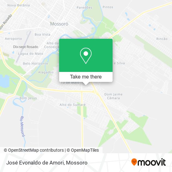 José Evonaldo de Amori map