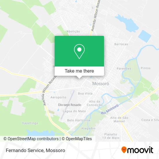 Fernando Service map