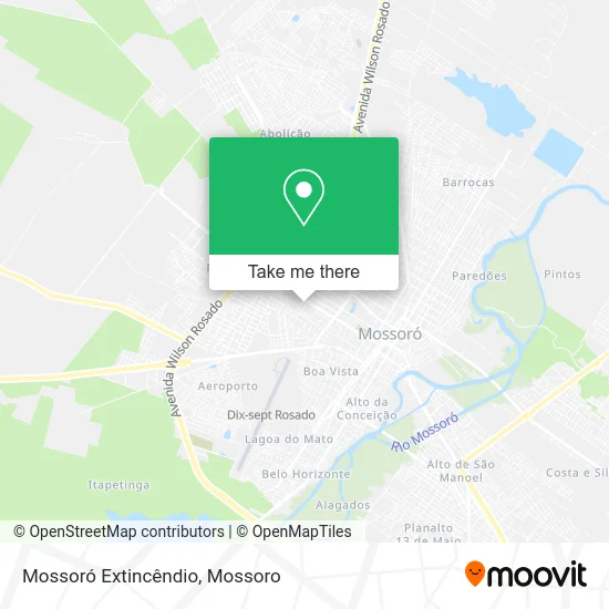 Mossoró Extincêndio map
