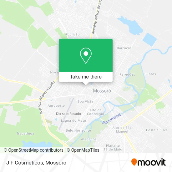J F Cosméticos map