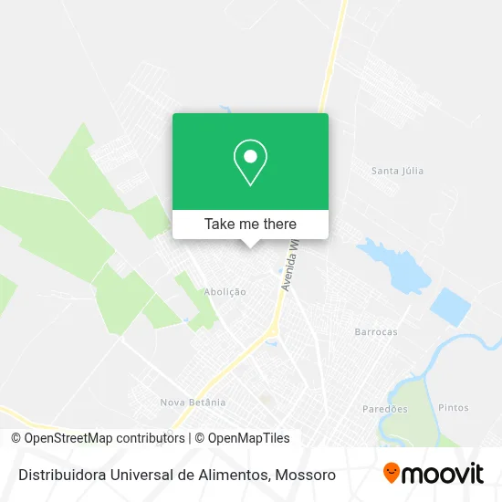 Distribuidora Universal de Alimentos map