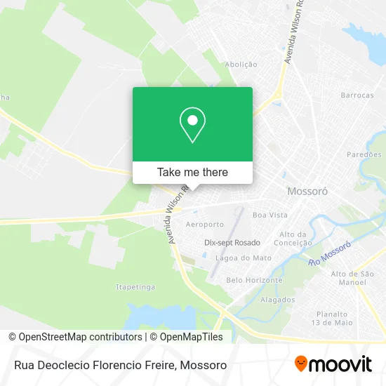 Rua Deoclecio Florencio Freire map