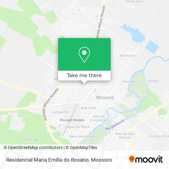 Mapa Residencial Maria Emília do Rosário