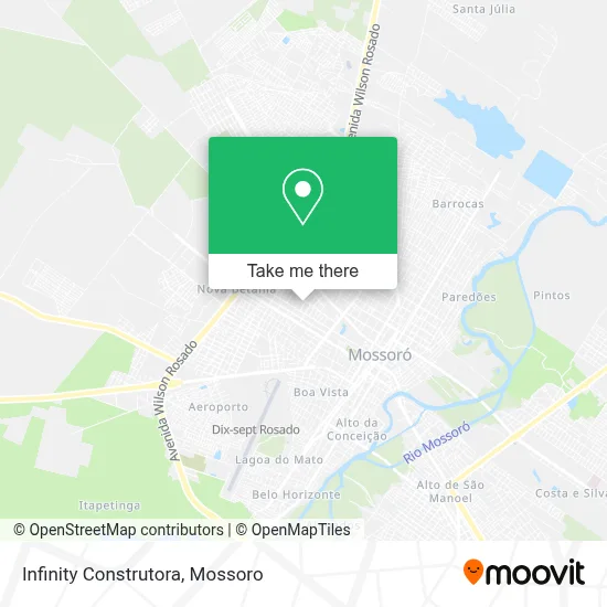 Infinity Construtora map