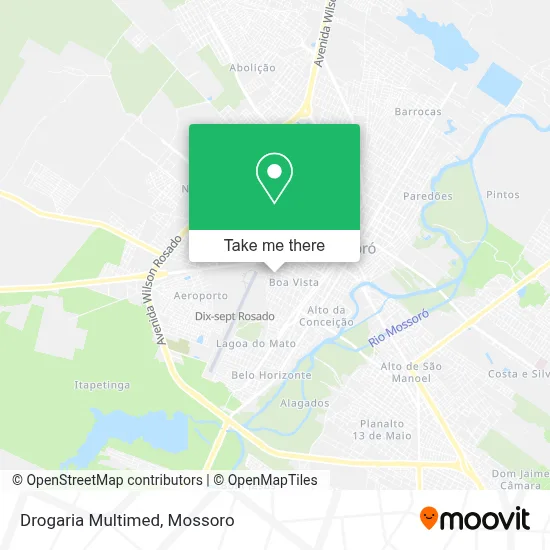Drogaria Multimed map